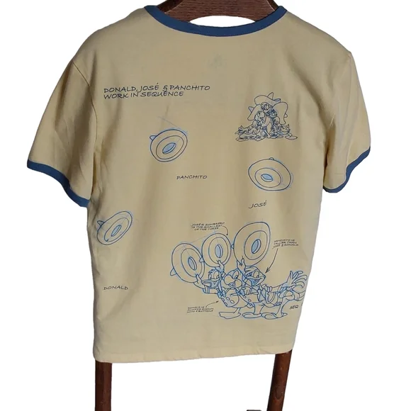 Walt Disney "THE THREE CABALLEROS" 1944 Walt Disney Men's Graphic Tees - Picture 2 of 3